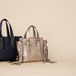 Valentino C-Rockee Studded Fringe Tote Bags - Spring 2016