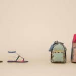 Valentino Multicolor Rockstud Sandals and Backpack Bags - Spring 2016