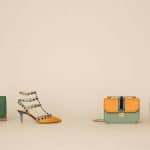 Valentino Multicolor Va Va Voom and Rockstud Pumps and Lock Flap Bags - Spring 2016