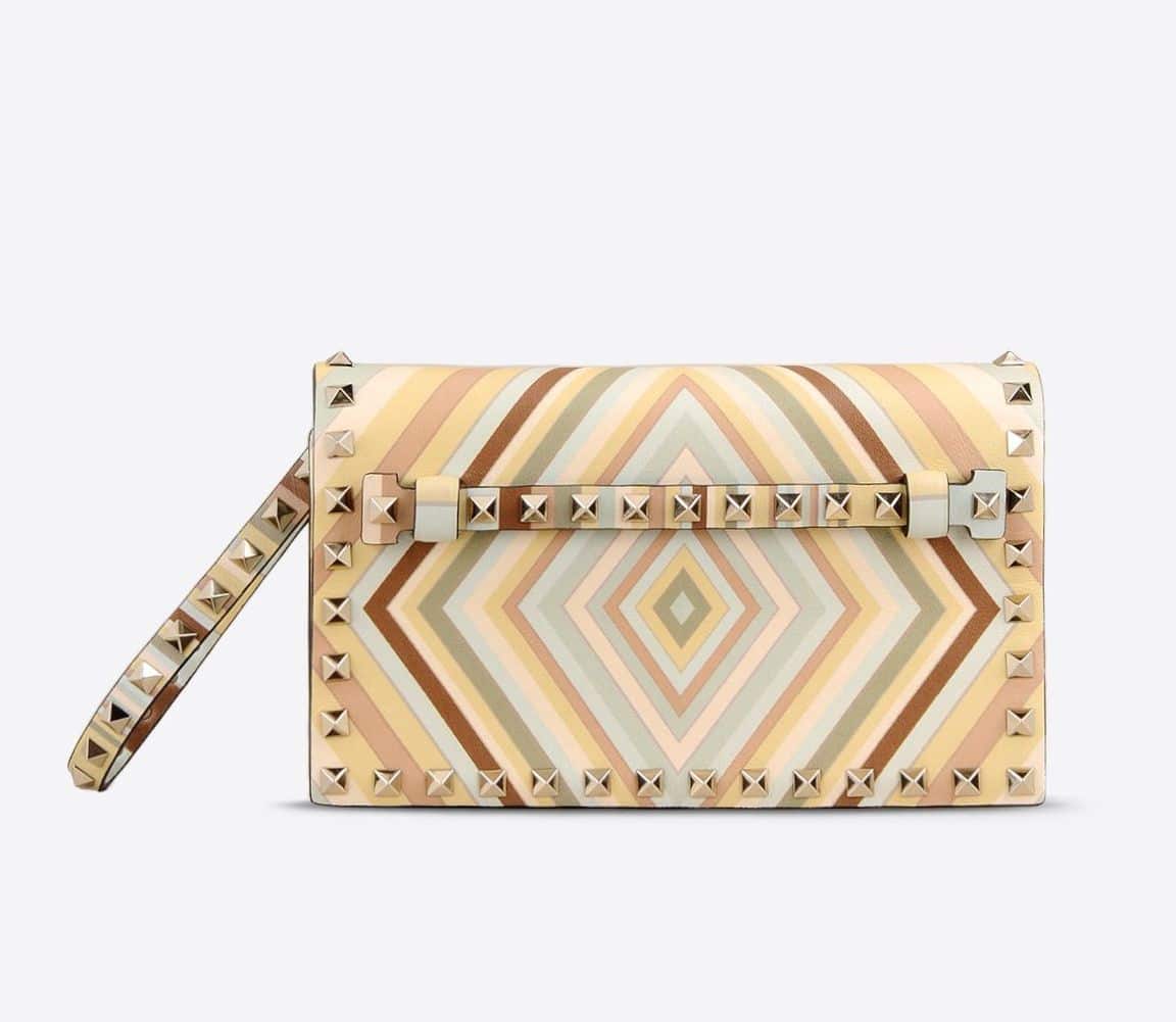 Valentino Rockstud Native Couture 1975 Camera Bag Crossbody