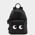 Anya Hindmarch Black Eyes Mini Backpack Bag