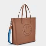 Anya Hindmarch Caramel Smiley Featherweight Ebury Tote Bag