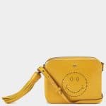 Anya Hindmarch Mustard Smiley Cross-Body Bag