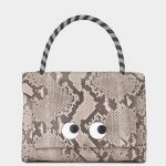 Anya Hindmarch Natural Python Eyes Bathurst Satchel Bag