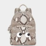 Anya Hindmarch Natural Python Eyes Mini Backpack Bag