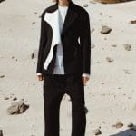 Celine Dropped Shoulders Jacket / Long Sleeves Shirt / Relaxed Fit Front Buttoned Trousers / Rodeo V Neck Pump