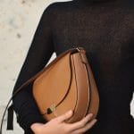 Celine Tan Medium Trotteur Bag and Turtleneck Sweater