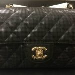 Chanel Black Pixel Effect Mini Flap Bag