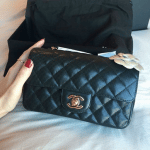 Chanel Black Pixel Effect Mini Flap Bag 3