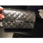 Chanel Black Pixel Effect Mini Flap Bag 4