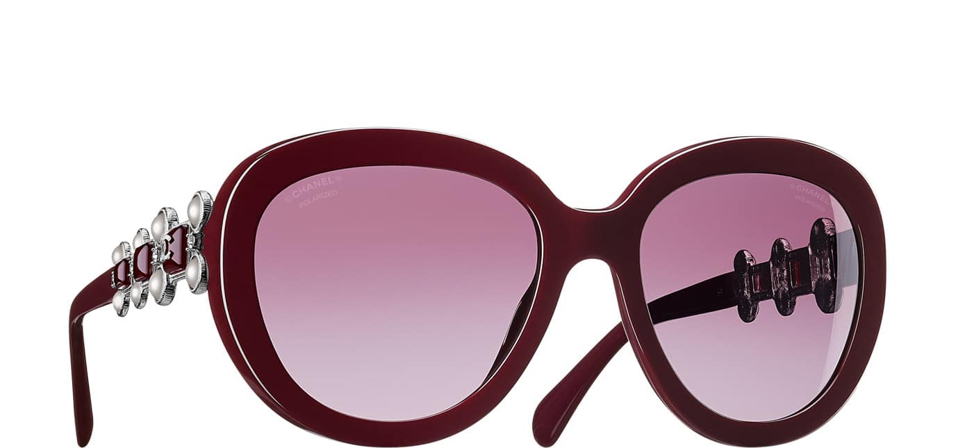 Chanel Oval Bijou Sunglasses