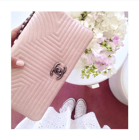 Chanel Pink Flap Bag