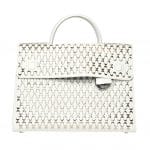 Dior White Embellished Diorever Tote Bag