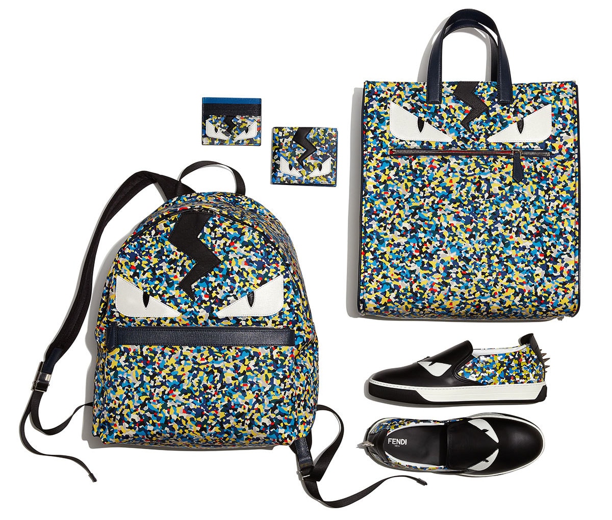 Fendi Bag Bugs Granite Print Collection