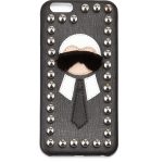 Fendi Black Studded Karlito iPhone 6 Cover