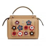 Fendi Floral Embellished Dot.Com Bag