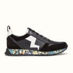 Fendi Multicolor Bag Bugs Granite Print Lace-Up Sneaker