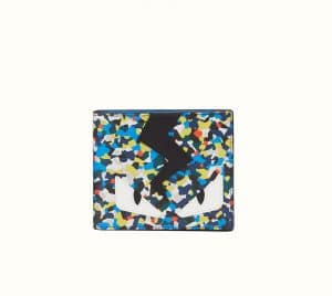 Fendi Multicolor Bag Bugs Granite Print Wallet