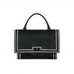 Givenchy Black with Contrasted Frame Medium Shark Bag