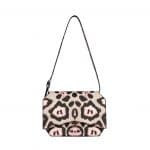 Givenchy Pink Jaguar Printed Medium Bow-Cut Bag