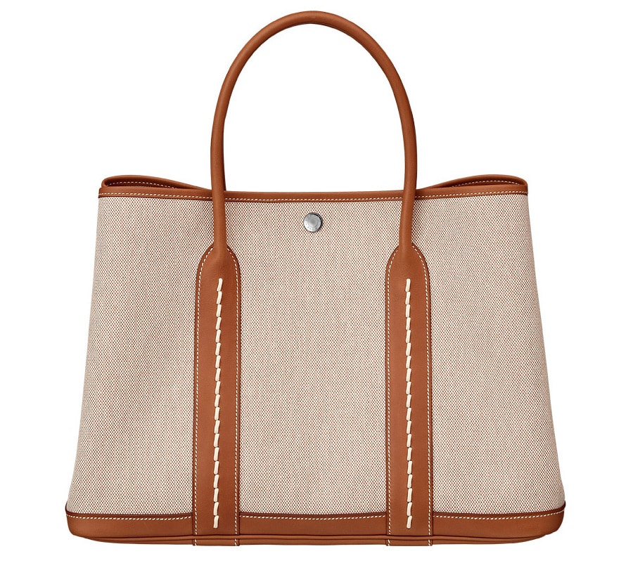 Hermes Canvas Garden Party Bag