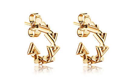 Louis Vuitton Petit Essential V Hoops Earrings