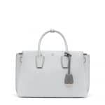 MCM Concrete Grey Milla Tote Medium Bag