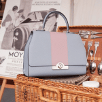 Moynat Purple/Pink Rejane Ruban Bag