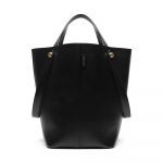 Mulberry Black Flat Calf Kite Tote Bag