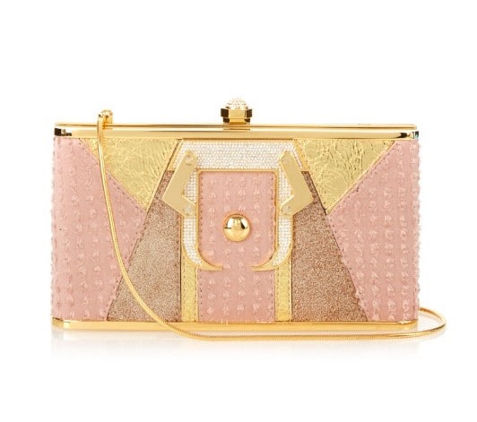 Paula Cademartori Cocca Panelled Clutch Bag