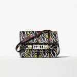 Proenza Schouler Black/Sulphur/Fire Red Ayers PS11 Mini Classic Bag