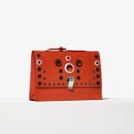 Proenza Schouler Fire Red Grommeted Small Lunch Bag