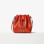 Proenza Schouler Red Perforated Medium Bucket Bag