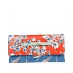 Valentino Multicolor Garden Couture Print Mime Clutch Bag