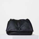 Celine Black Medium Flap Pillow Shoulder Bag