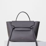 Celine Grey Grained Calfskin Mini Belt Bag