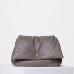 Celine Grey Medium Flap Pillow Shoulder Bag