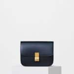 Celine Navy Blue Classic Box Medium Bag