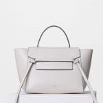 Celine White Supersoft Calfskin Mini Belt Bag