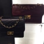 Chanel Black Square Mini and Burgundy Small Pagoda Flap Bags