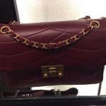 Chanel Burgudny Pagoda Flap Small Bag