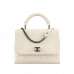 Chanel Ivory Urban Luxury Flap Bag with Handle