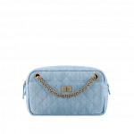 Chanel Light Blue Washed Denim 2.55 Reissue Camera Case Bag