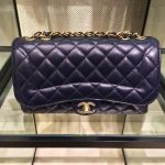 Chanel Navy Mademoiselle Chic Flap Medium Bag