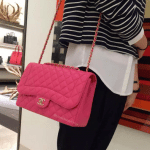Chanel Pink Mademoiselle Chic Flap Jumbo Bag