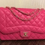 Chanel Pink Mademoiselle Chic Jumbo Flap Bag