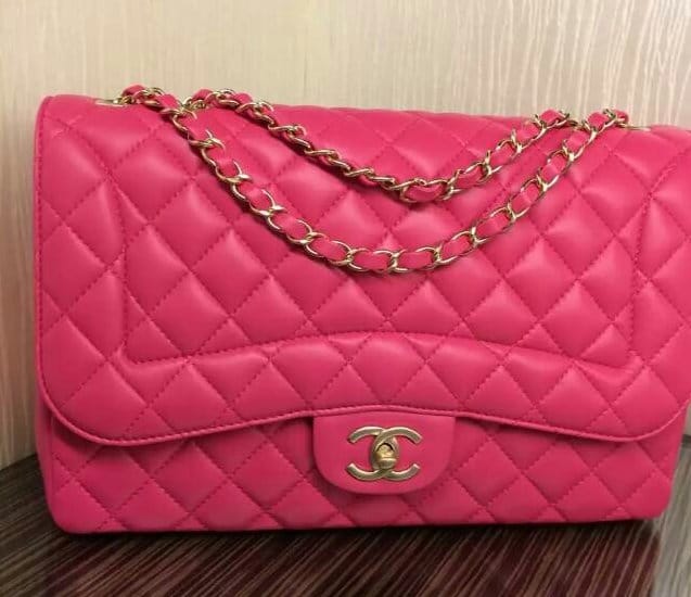 Chanel Peach Pink Coco Mademoiselle Scarf Shoulder Bag ○ Labellov