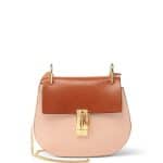 Chloe Beige/Caramel Colorblock Drew Mini Bag