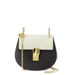 Chloe Black/Gray Drew Small Bag