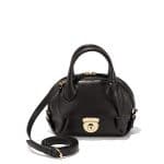 Ferragamo Black Small Fiamma Bag